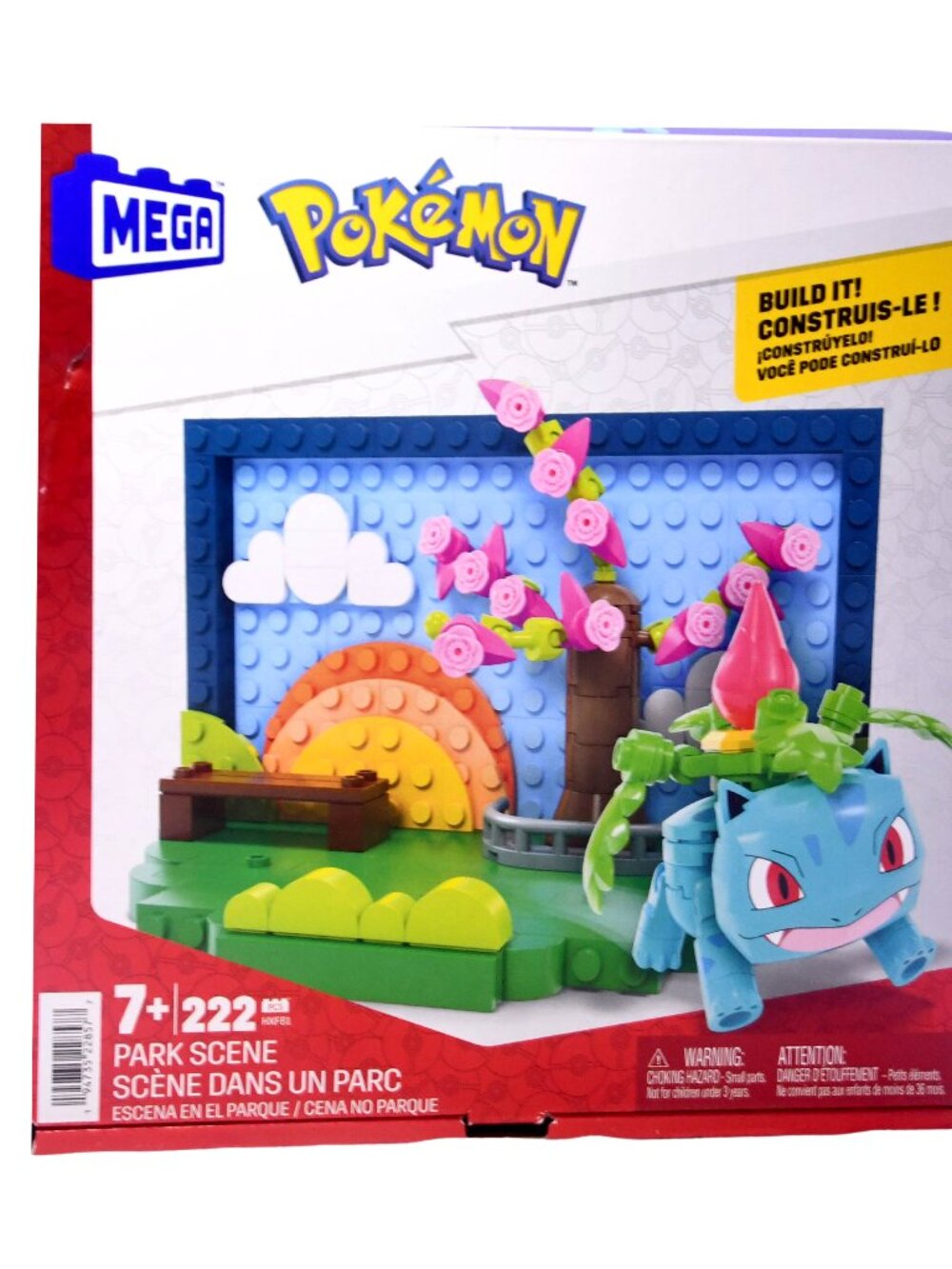 Mega Pokémon Park Scene Building Set 222 pcs Bulbasaur Toy Construction NEW